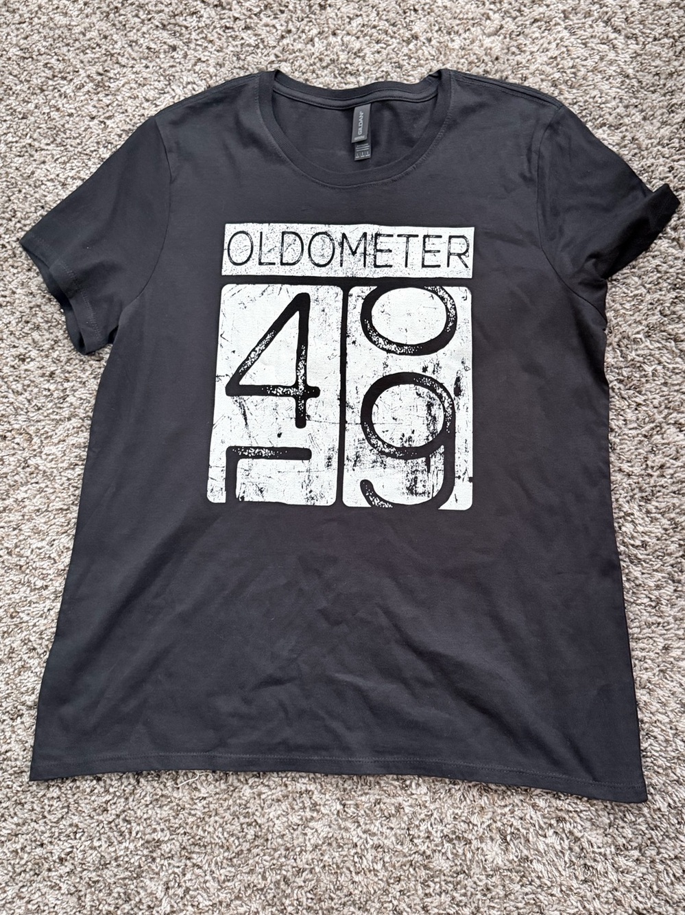 Gildan Black Softstyle Tee for anyone turning 49